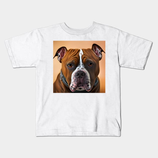 Bull Dog Kids T-Shirt by BlakCircleGirl